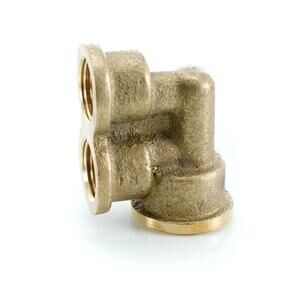Pasco 1145 Solid Brass Twin Ell for Use With Diverter Spouts 3/4 in NPT - NIB
